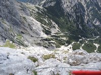 Abklettern ber den Wagendrischelhorn Klettersteig