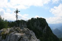 Am Gipfel des Pflasterbachhörndls - im Hintergrund sieht man das Rabensteinhorn
