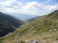 Rückweg mit Blick aufs Inntal und Karwendel