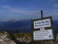 Blick vom Brünnstein Richtung Kaisergebirge