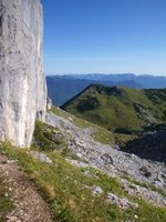 Abstieg Richtung Marchspitze