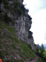 Einstieg zum Bergkameraden Klettersteig