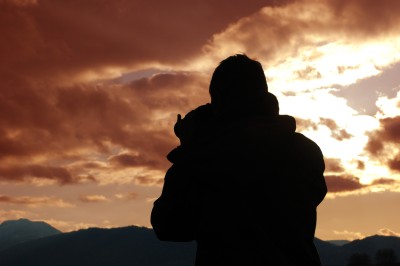 Abendrot im Leitzachtal